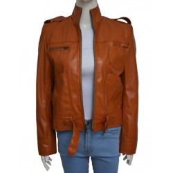 Once Upon A Time Season 4 Emma Swan Brown Leather Jacket